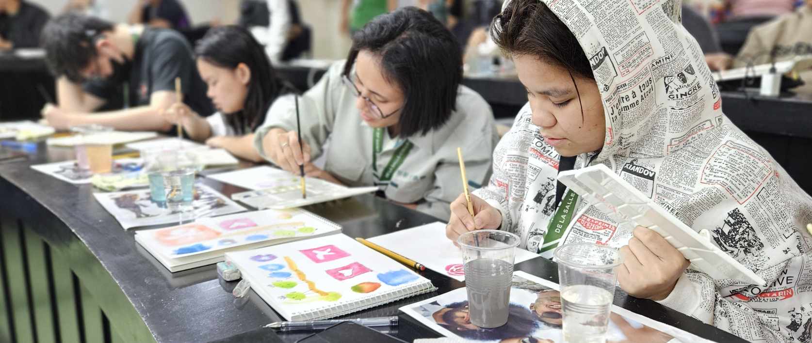 Arts Month 2024: SDEAS Painting Workshop “Fun Water-Coloring with Jenny”