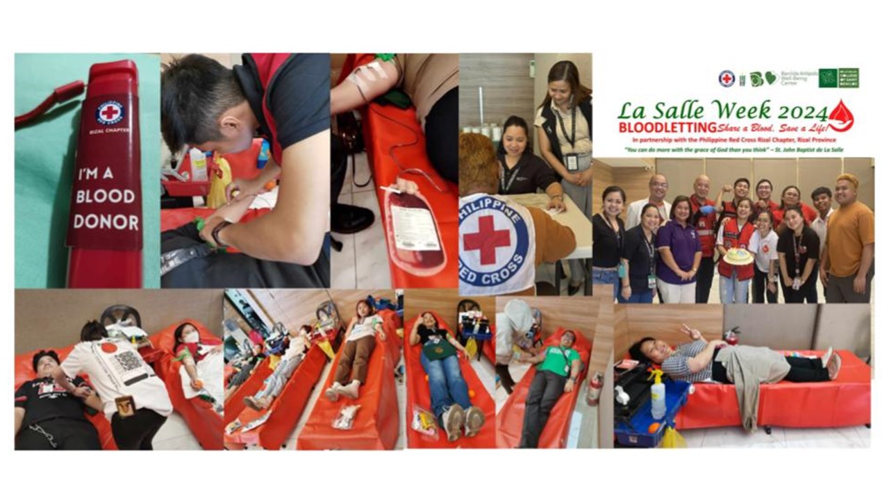 Benilde Antipolo Marks La Salle Week with Life-Saving Bloodletting Drive