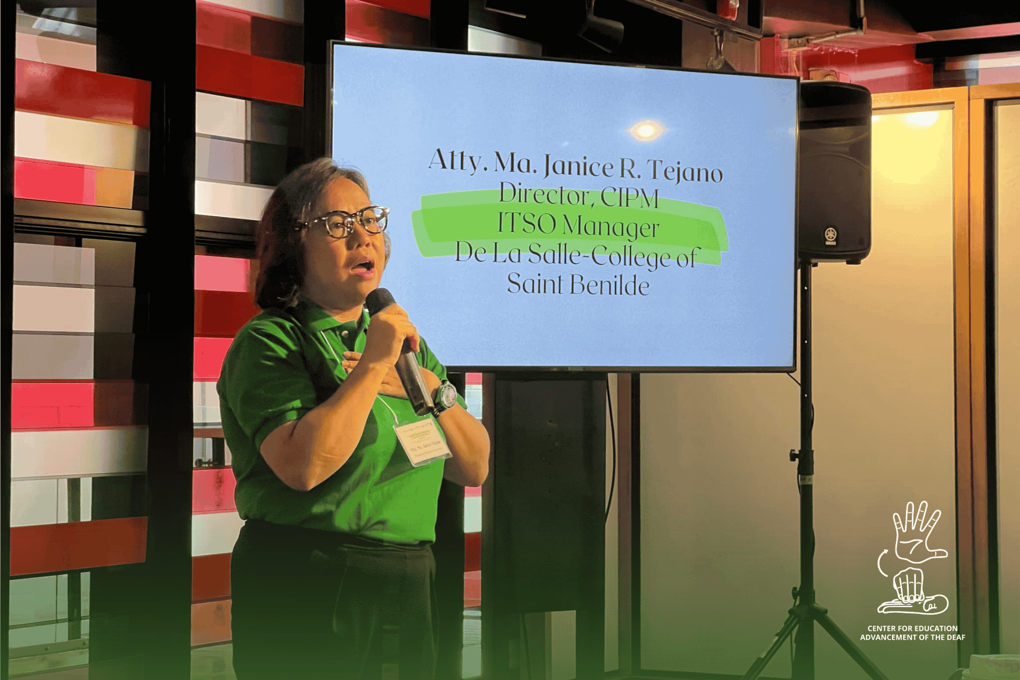 CEAD Deaf Researchers Join Benilde Writers Workshop