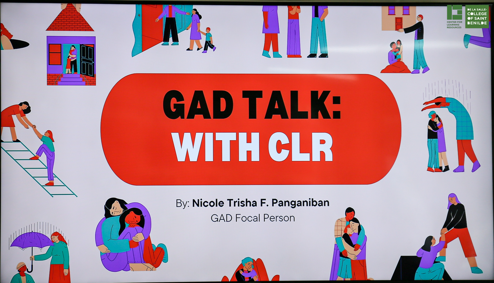 Gender and Development (GAD) Talk @ CLR