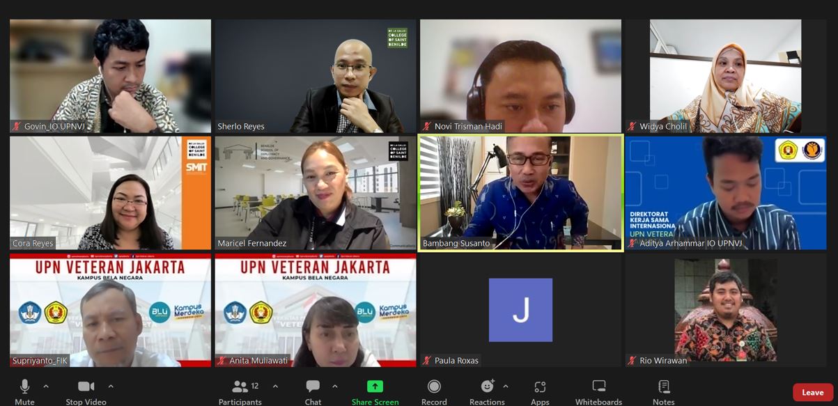 [2023-2024] Benilde and Universitas Pembangunan Nasional Veteran Jakarta Forge New Academic Partnership