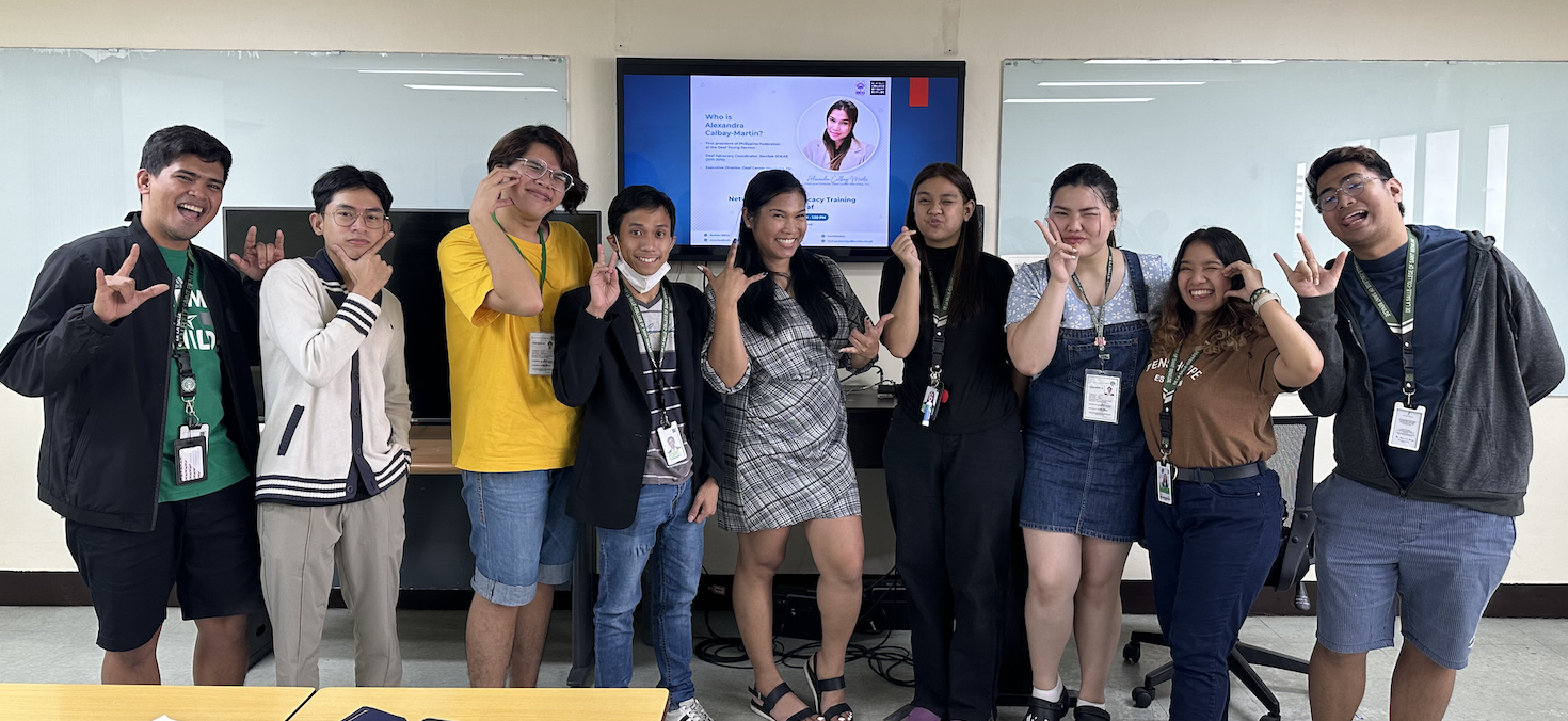 Advocacy and Networking Training for Deaf Leader-Advocates